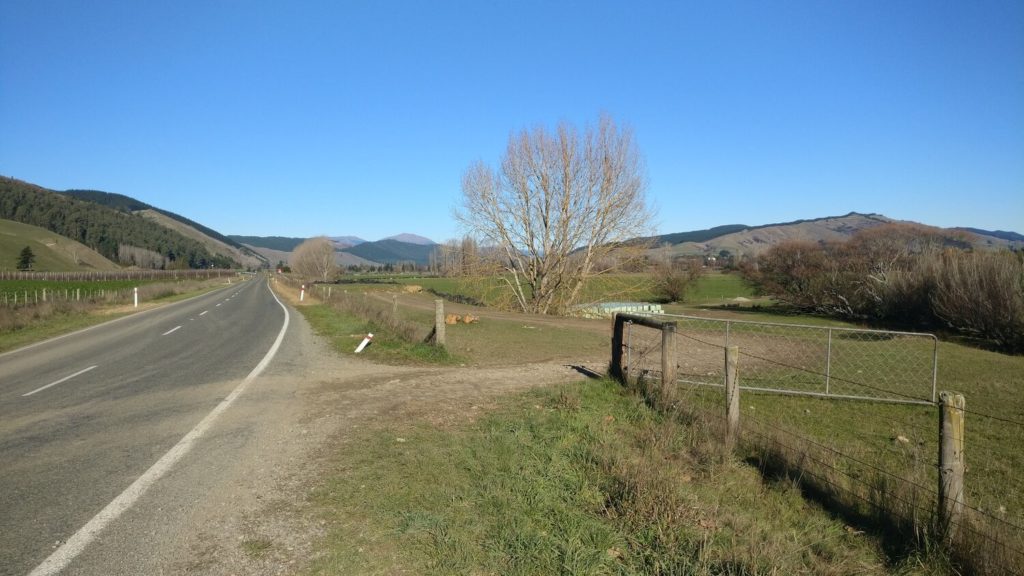 On-road Section Between Tapawera & Woodstock