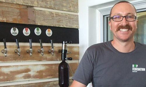 Breweries and hop gardens on the Great Taste Trail